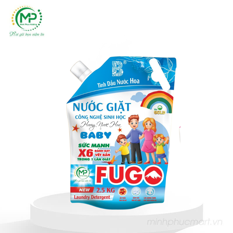 Túi Nước Giặt Fugo 2.5kg - Xanh