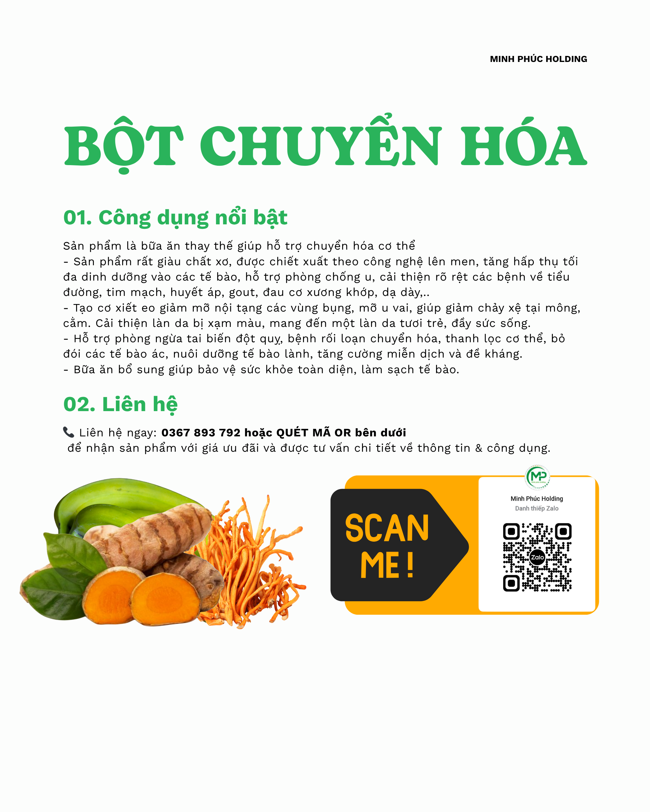 Bột Chuyển Hoá MP Diamond - Ảnh 2