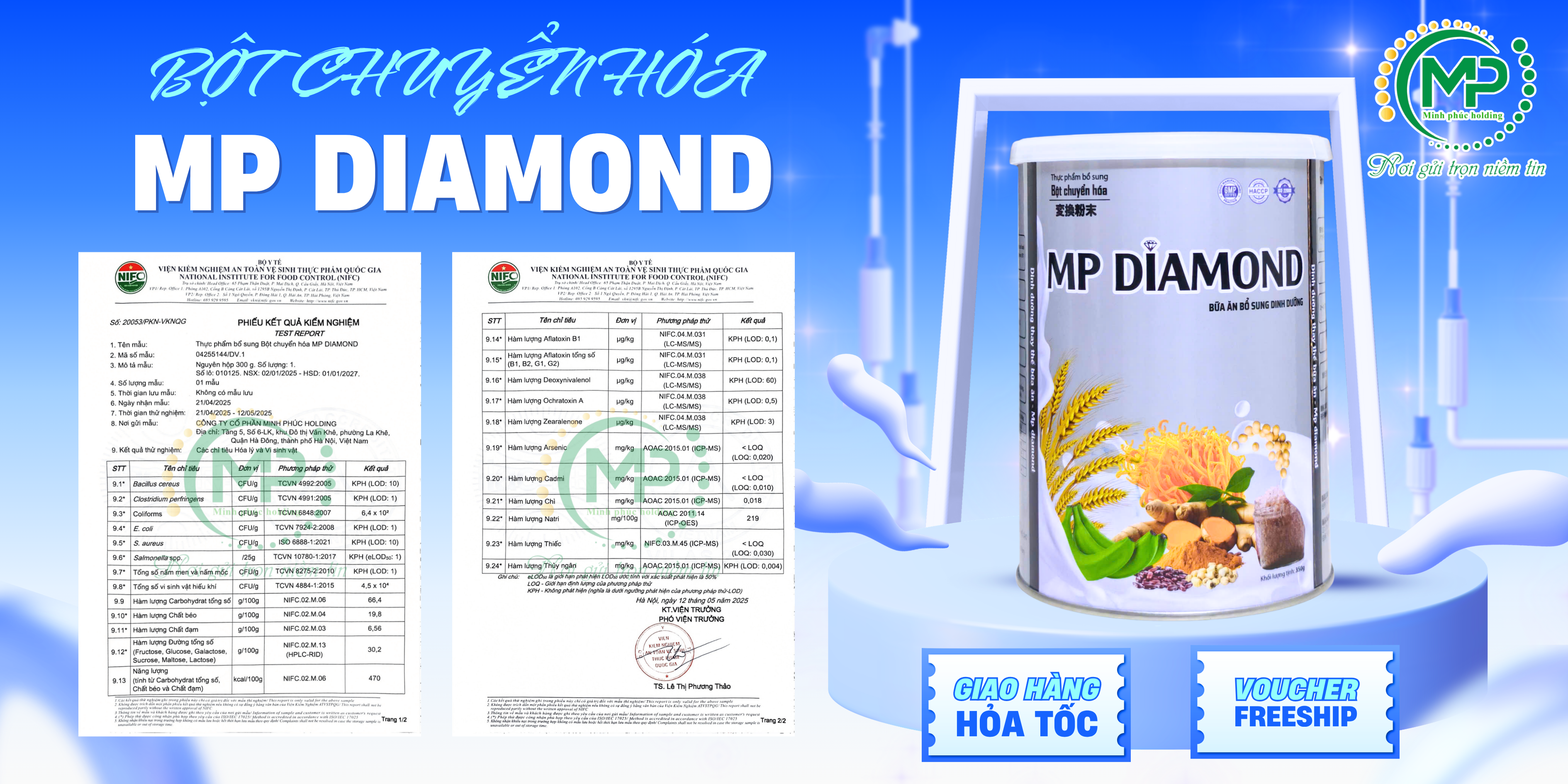 Bột Chuyển Hoá MP Diamond - Ảnh 3