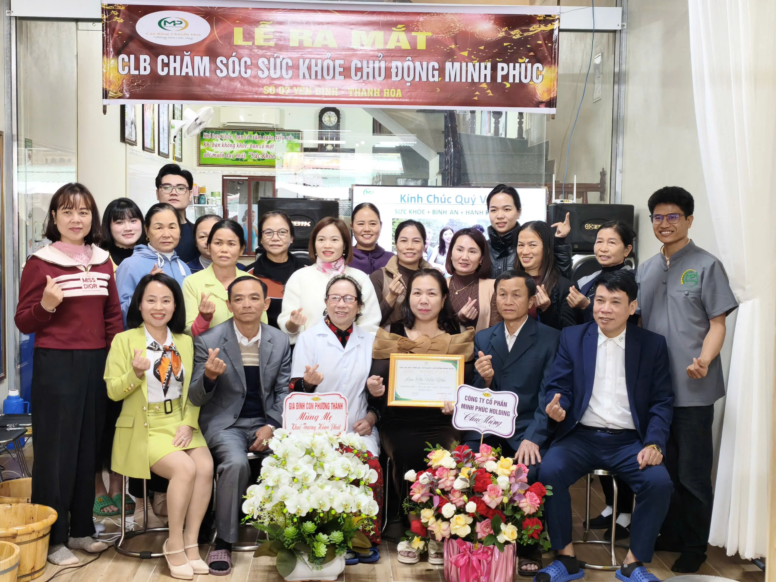 Khai Trương Mô Hình Câu Lạc Bộ Chăm Sóc Sức Khỏe Chủ Động Tại Yên Định Thanh Hóa