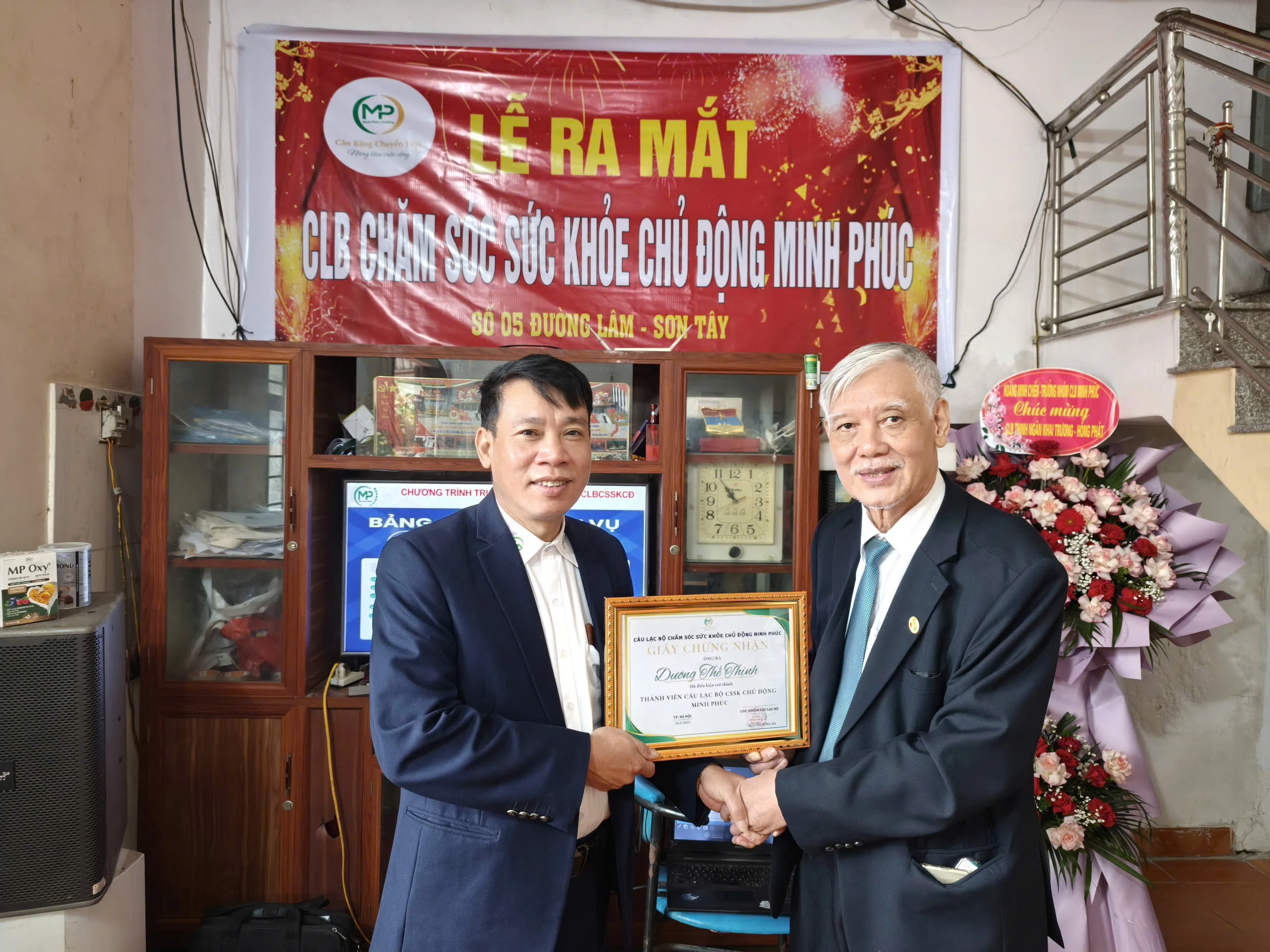 Khai Trương Mô Hình Câu Lạc Bộ Chăm Sóc Sức Khỏe Chủ Động Tại Đường Lâm Sơn Tây