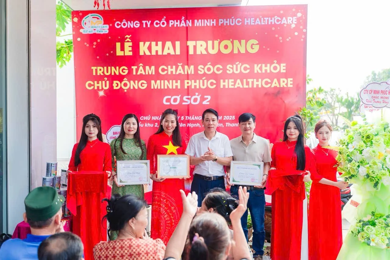 Khai Trương Mô Hình Trung Tâm Chăm Sóc Sức Khỏe Chủ Động Tại Nga Sơn - Thanh Hóa